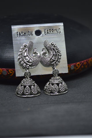 Peacock Stud Jhumka