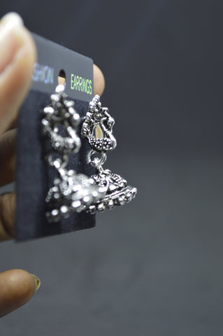 Open Feather Peacock Jhumka