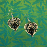 Heart Drop Earring