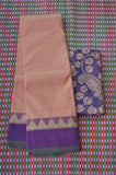 Orangish Pink Tower Border Cotton Saree