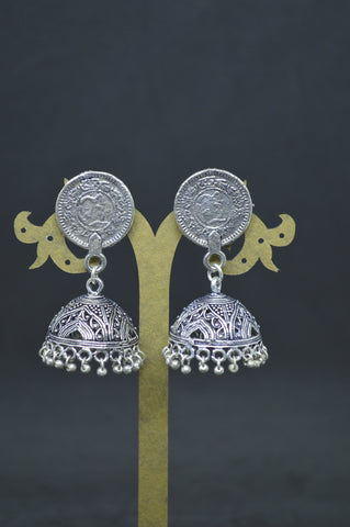 Coin Stud Jhumka