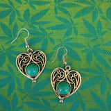 Heart Drop Earring