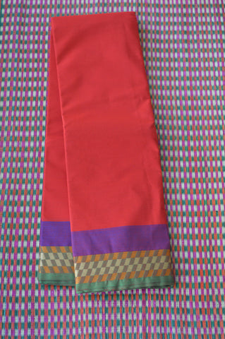 Lovely Red Handwoven Chettinad Cotton