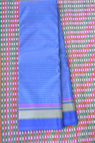 Blue Chettinad Cotton Saree