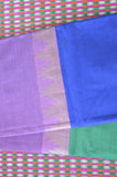 Pink Ganga Jamuna Border Cotton Saree