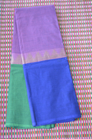 Pink Ganga Jamuna Border Cotton Saree