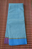 Sky Blue Handwoven Cotton Saree