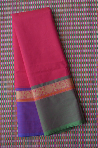 Ganga Jamuna Border Chettinad Cotton Saree