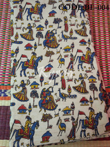 Dancing Design Kalamkari Cotton