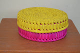 Palmleaf Chocolate Round Storage Box (Small,Medium,Big)