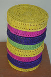Palmleaf Chocolate Round Storage Box (Small,Medium,Big)
