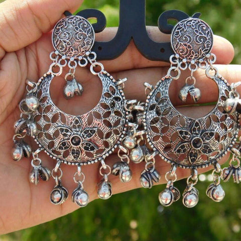 Floral Self Design Earring