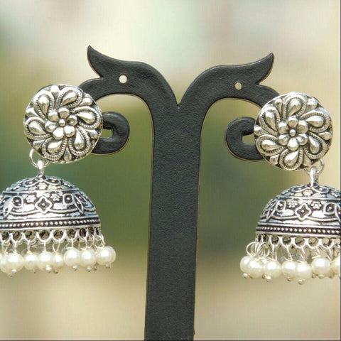 Flower Design Jhumka