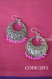 Drop Chandbali Style Bead Earring