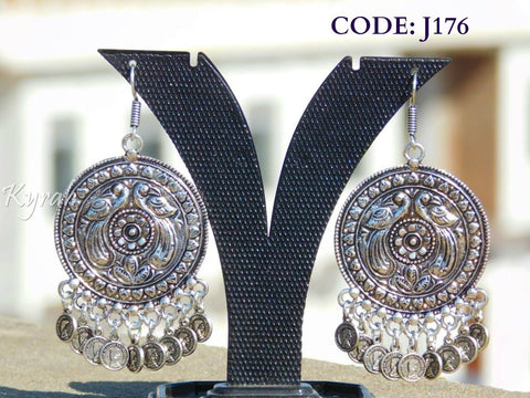 Big Round Dangler Earring