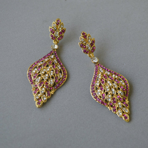 Long Stone Earring