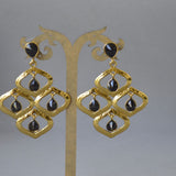 Four Square Drops Earring