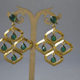 Four Square Drops Earring