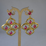Four Square Drops Earring