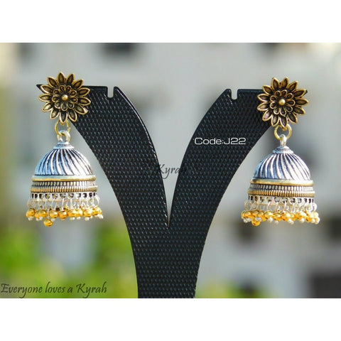 Dual Tone Trendy Jhumka