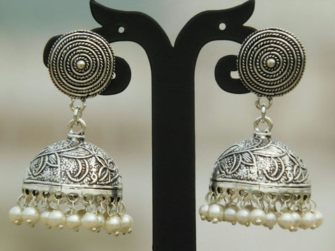 Spiral Stud Jhumka