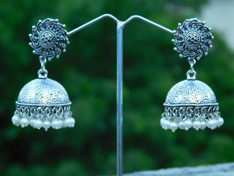 Flower Stud Jhumka