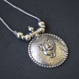 Peacock Pendant Chain with Earrings