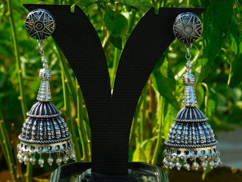 Long Star Cone Jhumka