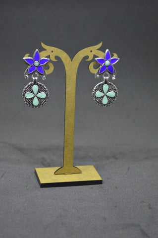Afhgan Jhumki Small Blue