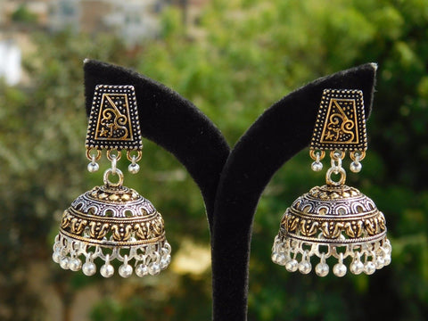 Dual Tone Jhumka 8