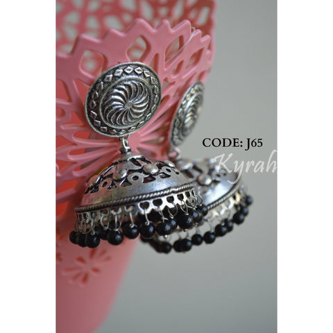 Beautiful Black Trims Jhumka