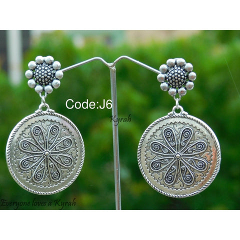 Big Round Drop Earring