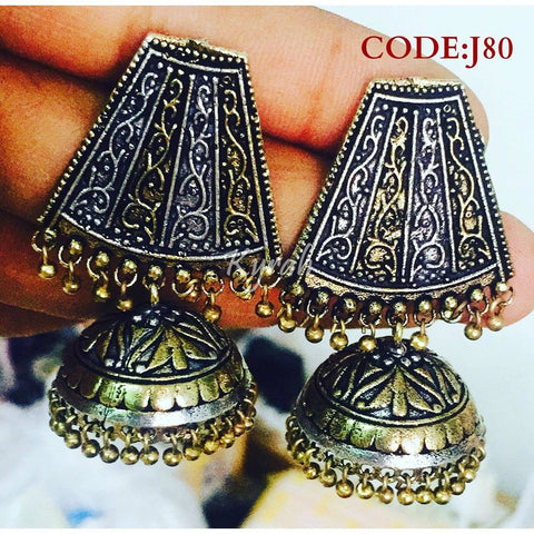 Trendy Dual Tone Jhumka