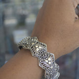 One Size Partywear Flower Design Bracelet