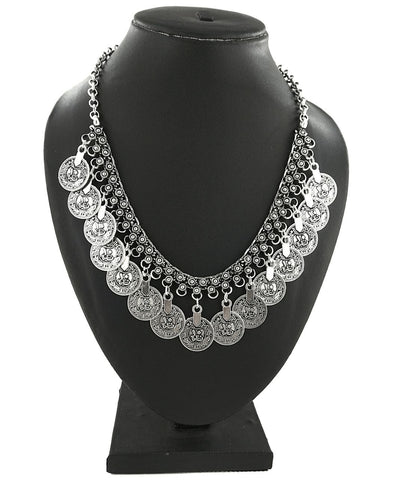 Antique Coin Chain Necklace