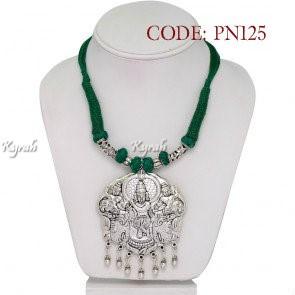 Thread Goddess Pendant Necklace