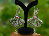 Peacock Jhumka Drop Earring