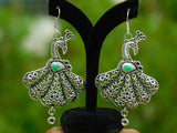Peacock Jhumka Drop Earring