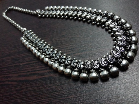 Handcrafted German Silver Necklace