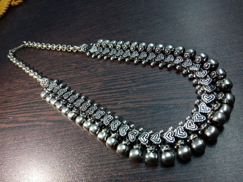 Handcrafted German Silver Necklace 3