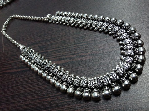 Handcrafted German Silver Necklace 4