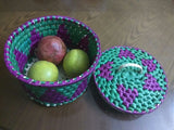 Palmleaf Fruit Round Box