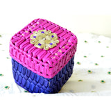 Palmleaf Square Box