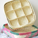 Plamleaf Partition Storage Box