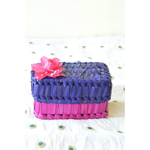Palmleaf Rectangle Box