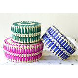 Palmleaf Chocolate Round Storage Box (Small,Medium,Big)
